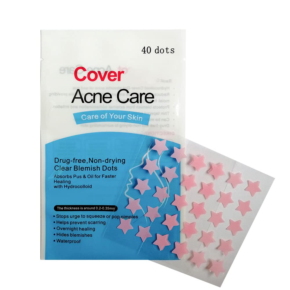 AGRCARE Hydrocolloid Acne Pimple Patch for Face. Zit Patch. Acne Dots. Clear Acne Stickers