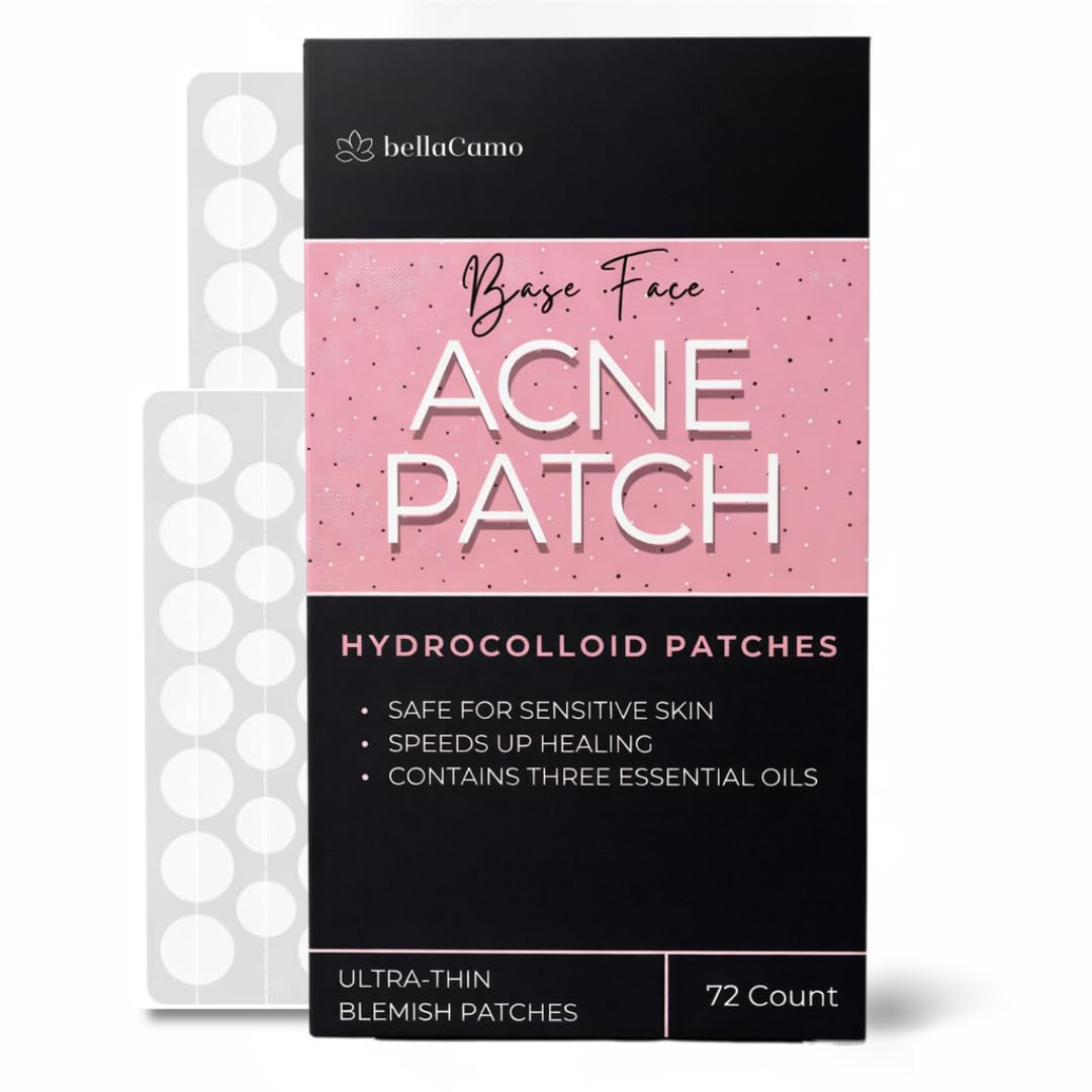 Pimple Patches – Hydrocolloid Pimple Patch Spot Stickers for Acne and Whiteheads; Day or Nighttime Use; Fast Acting. Invisible Spot Treatment for Face and Skin- 72 Count : Beauty & Personal Care
