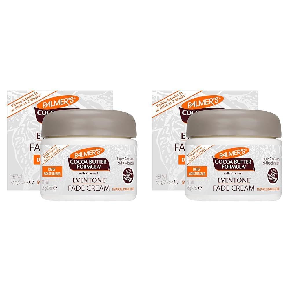 Palmer's Cocoa Butter Formula Eventone Fade Cream. Anti-Dark Spot Fade Cream with Vitamin E and Niacinamide. Helps Reduce Dark Spots & Age Spots. 2.7 Ounce : Grocery & Gourmet Food