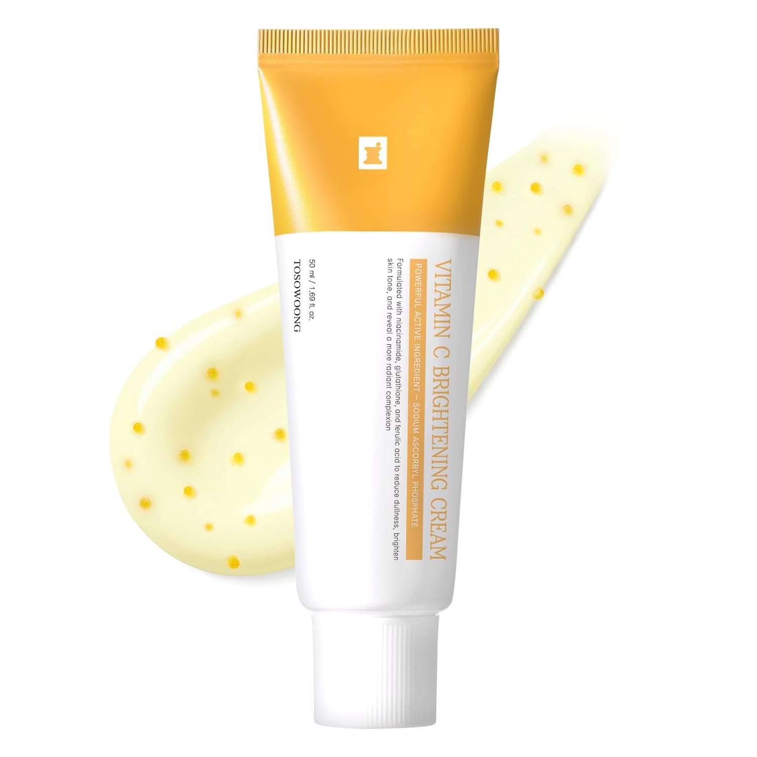 Vitamin C Brightening Cream for Even Skin Tone. Hyperpigmentation and Dark Spot Care with Glutathione. Tocopherol (Vitamin E). Ferulic Acid and Peptides. Korean Skincare. 50 ml /1.69 fl. oz. : Beauty & Personal Care