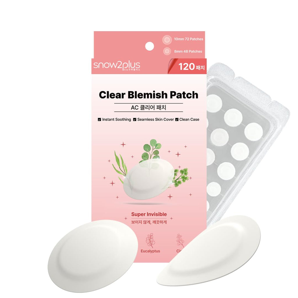Clear Blemish Patch - Hydrocolloid with Hydrolyzed Collagen for Acne. Ultra-Thin Hydrocolloid Pimple Patches for Day & Night. Invisible Waterproof Acne Stickers (45. 120ea)
