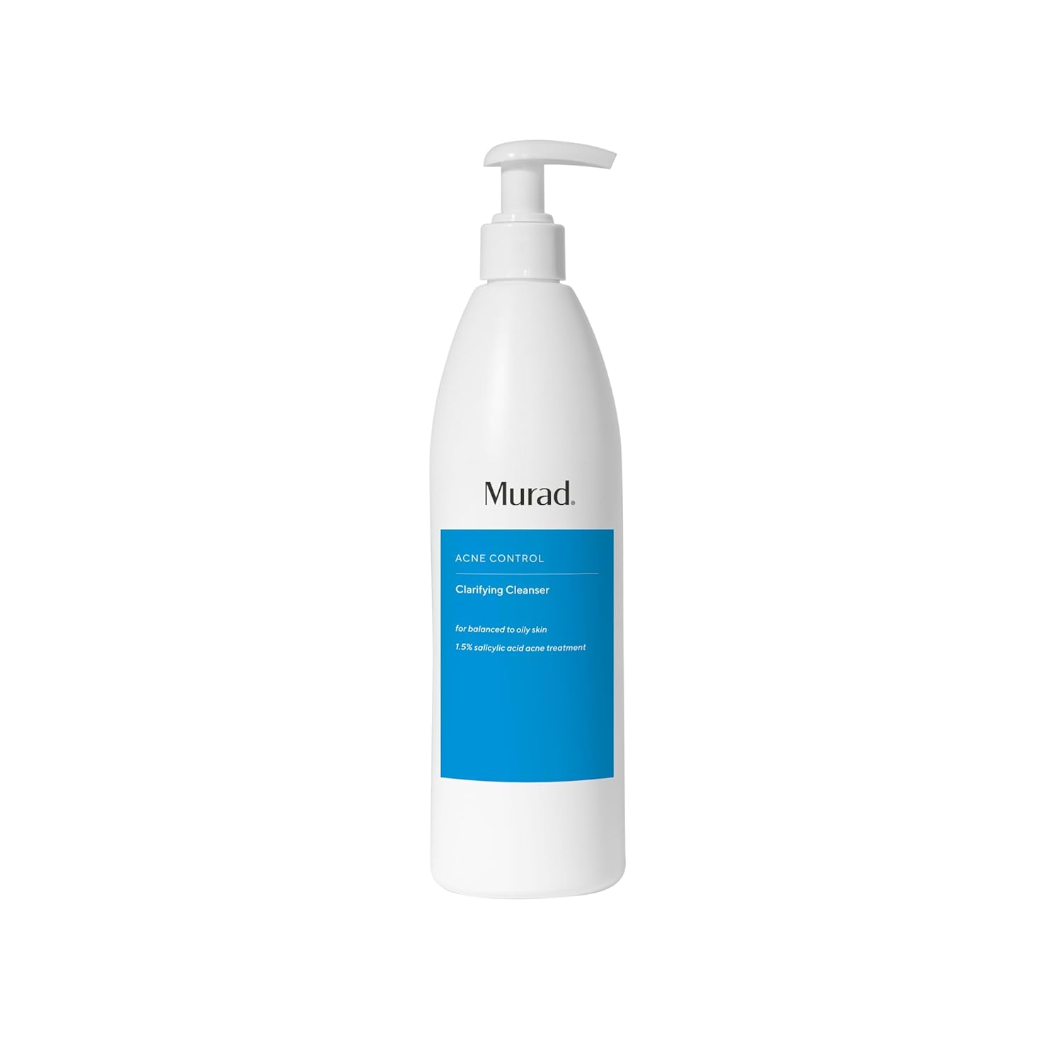 Murad Acne Control Clarifying Cleanser – Salicylic Acid & Green Tea Formula for Acne. Deep Pore Cleansing. Oil Control & Breakout Prevention for Clear. Balanced. Healthy-Looking Skin
