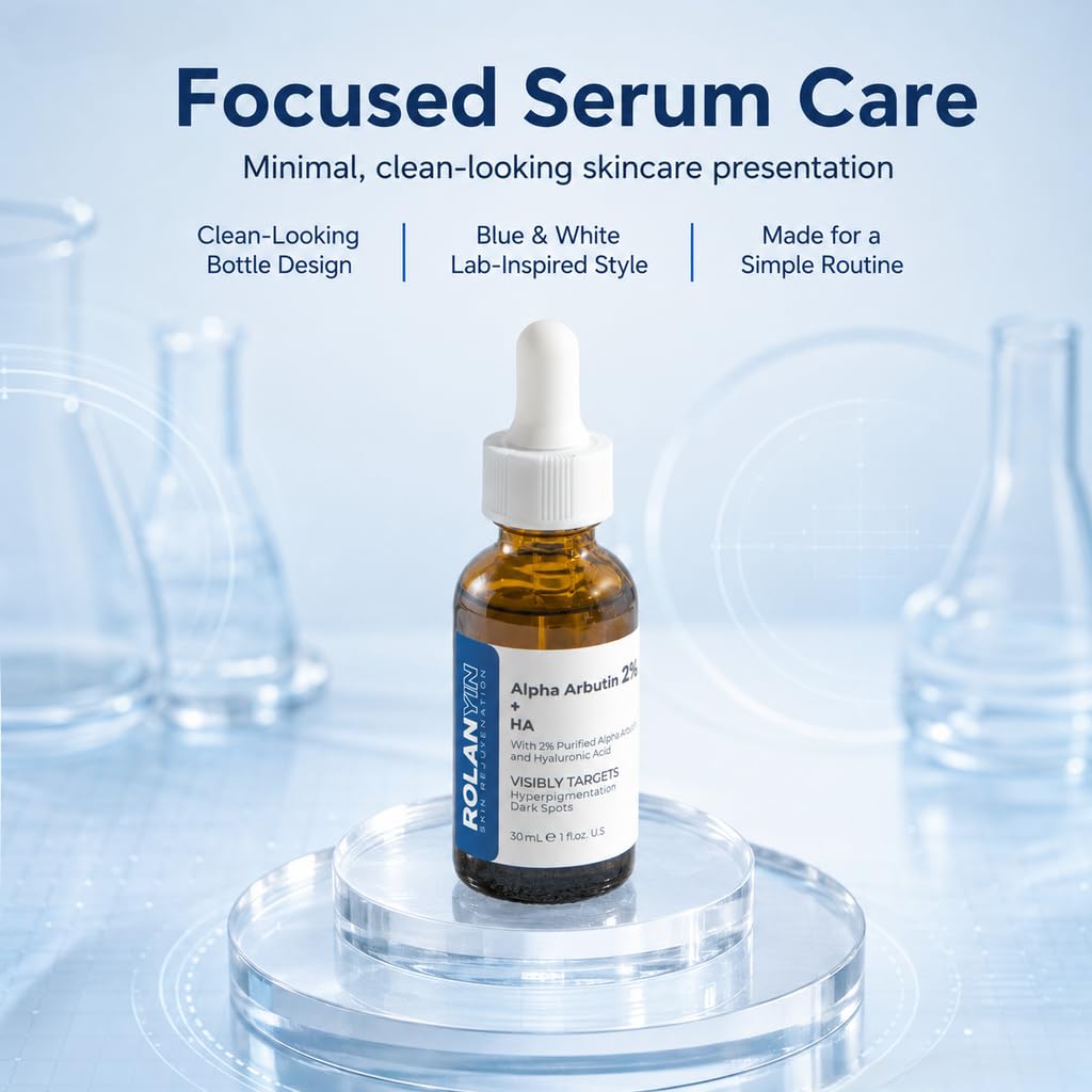 Alpha Arbutin 2% + HA Facial Serum Reduces Dark Spots Uneven Tone Deep Hydration Anti Aging Skin Repair and Texture Refinement Skin Care