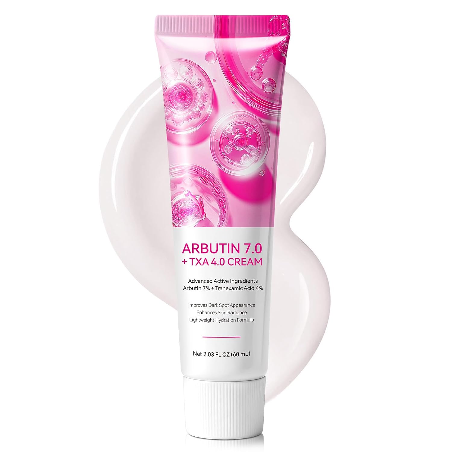 Arbutin Cream. Advanced Active Ingredients. Dark Spots. Blemishes. Pigmentation. Dullness. Improves Dark Spot Appearance. Enhances Skin Radiance. Lightweight Hydration Formula - 2.03 fl oz (60 mL) : Beauty & Personal Care