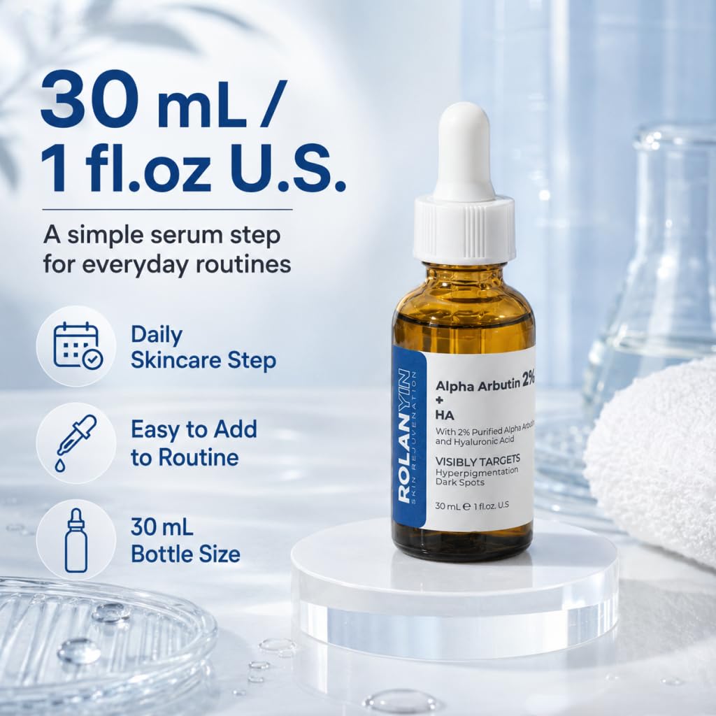 Alpha Arbutin 2% + HA Facial Serum Reduces Dark Spots Uneven Tone Deep Hydration Anti Aging Skin Repair and Texture Refinement Skin Care