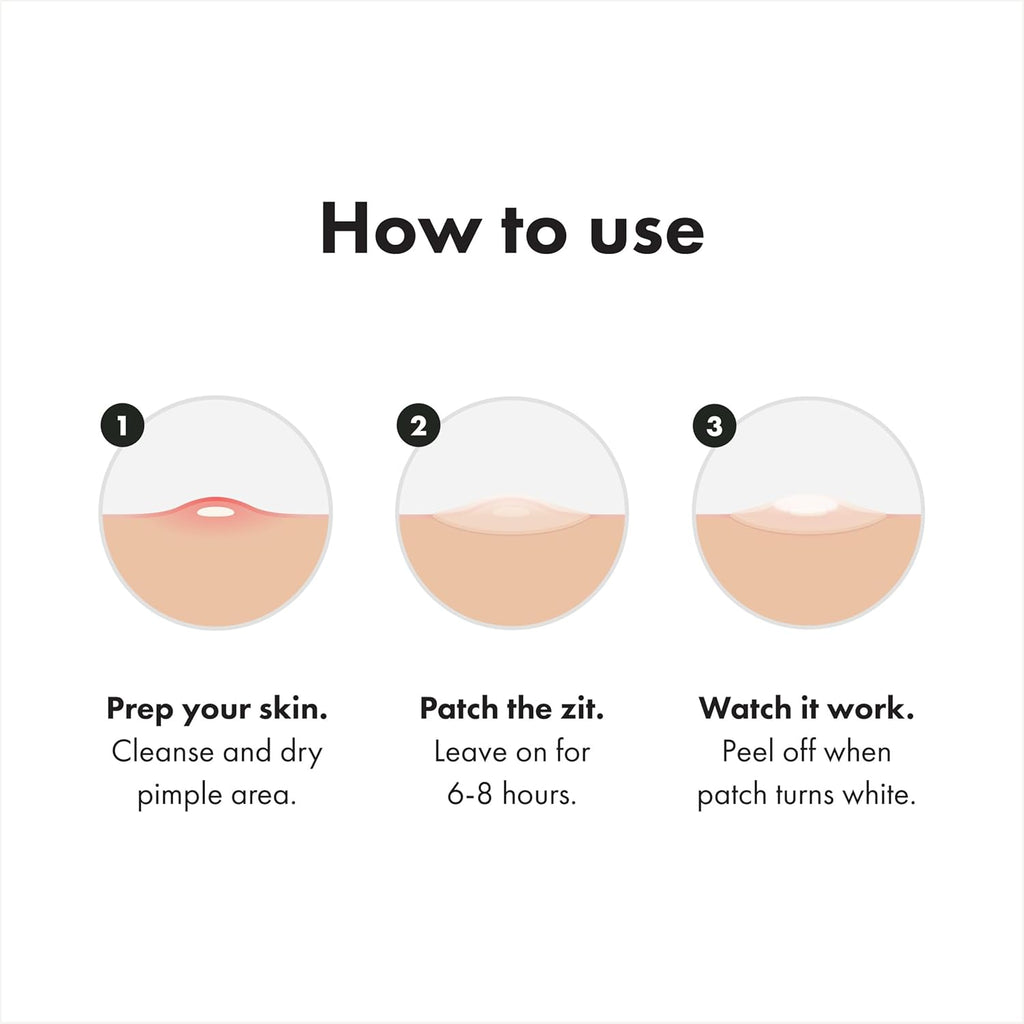 Mighty Patch™ Invisible+ Patch – The Barely-There Daytime Hydrocolloid Acne Pimple Patch for Covering Zits and Blemishes. Tapered Edges Designed to Blend Into Skin (72ct)