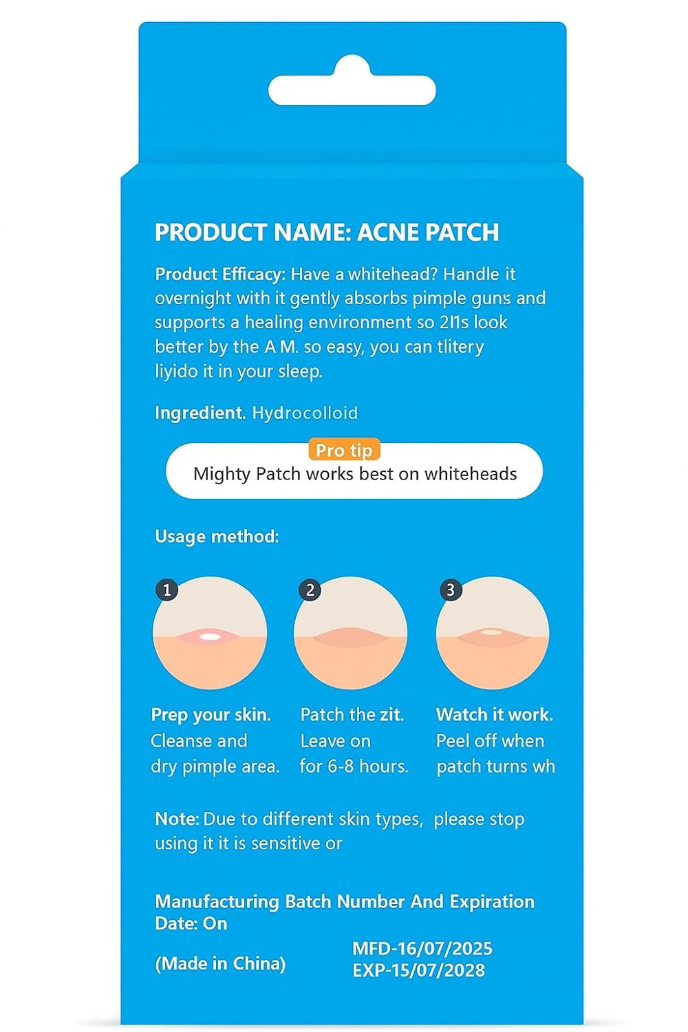Acne Patches. 72 Count – Invisible & Waterproof Pimple Patches with Strong Adhesion. Gentle on Skin – for Whiteheads & Blemishes | GXZ Health : Beauty & Personal Care