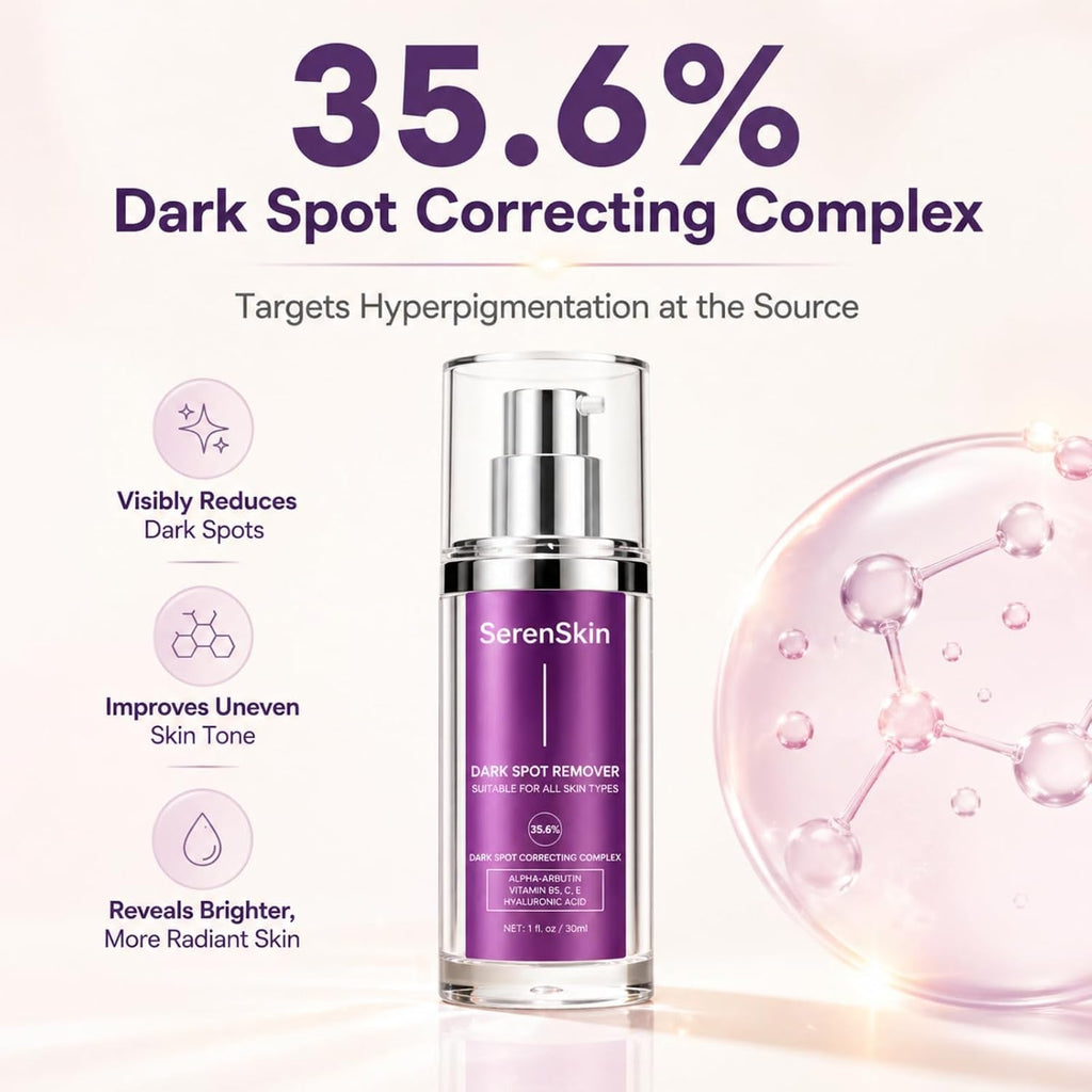 Dark Spot Remover for Face & Body. 35.6% Dark Spot Correcting Complex. Brightening Serum for Hyperpigmentation. Melasma. Age Spots. Acne Marks. Freckles & Uneven Tone. Made in USA. 1 fl. oz : Beauty & Personal Care