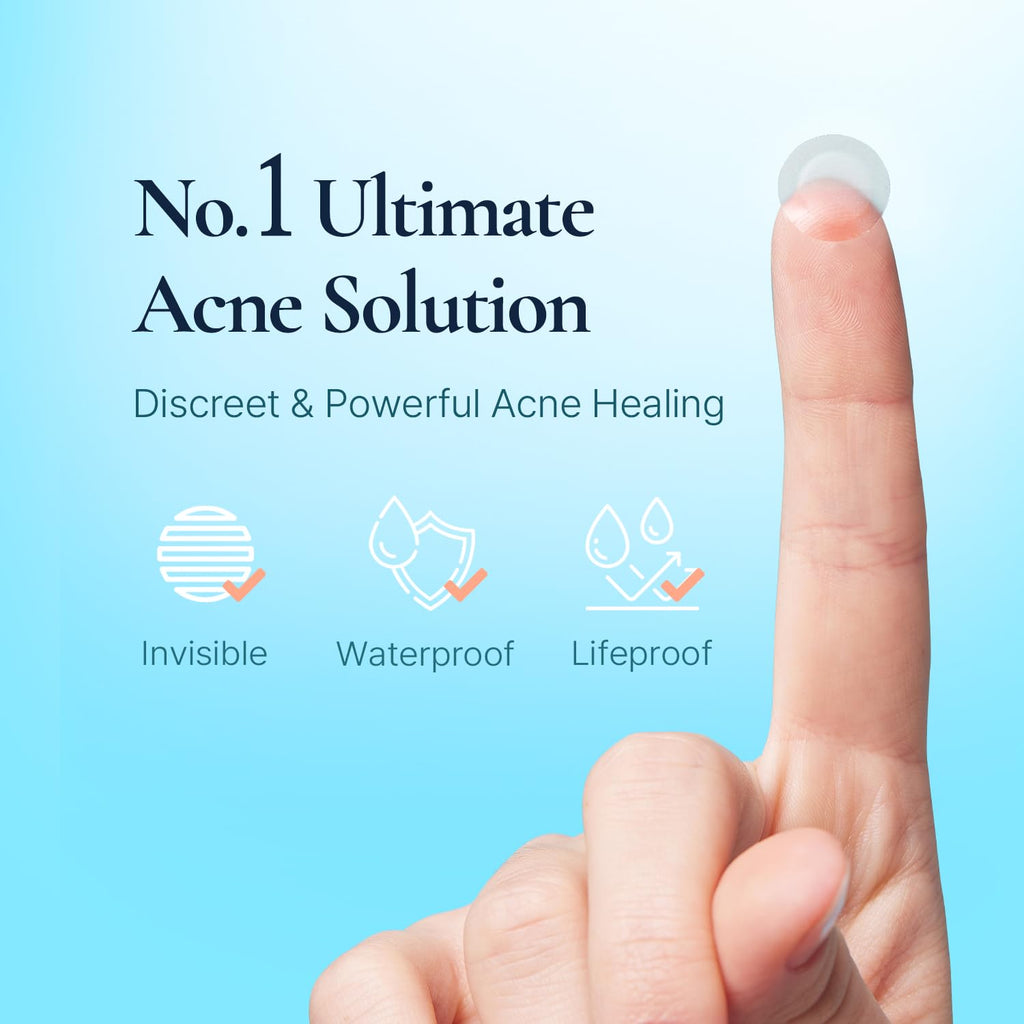 Discreet Acne Pimple Patch | Spot Cover Treatment Solution Cystic Acne Pimple Scars | Hydrocolloid Facial Stickers | Waterproof Patches Quick Healing Pimples
