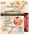 Super Pimple Patch for Acne & Pimples | Hydrocolloid Acne Patch with Salicylic Acid & Niacinamide | Invisible Pimple Spot Patch | Ultra Thin Invisible Patches for Face | 216 Patches