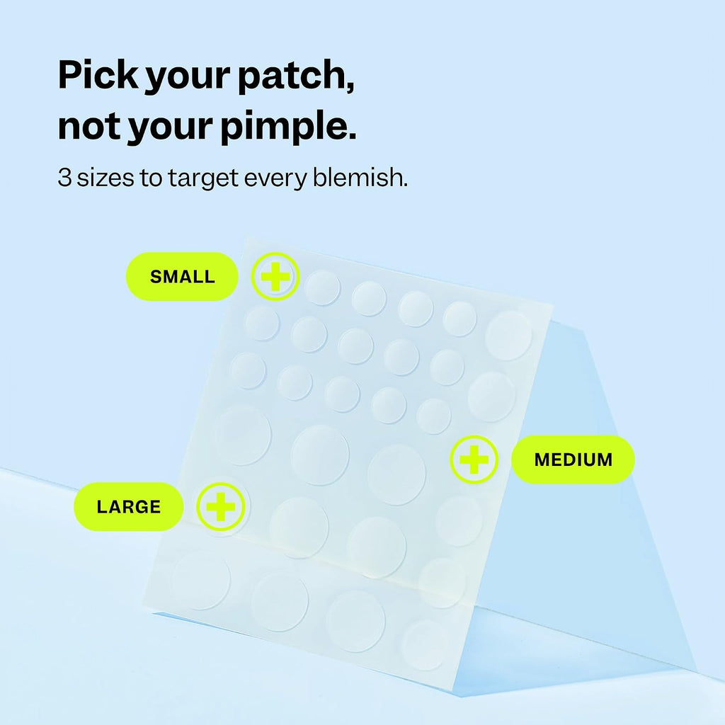 Peach Slices - Acne Spot Dots (30 ct) - Hydrocolloid Pimple Patches for Face - Absorb Gunk. Protect Picking & Support Healing - 3 Sizes (7. 10. & 12mm) - Vegan. Cruelty Free. Korean Skin Care & Beauty