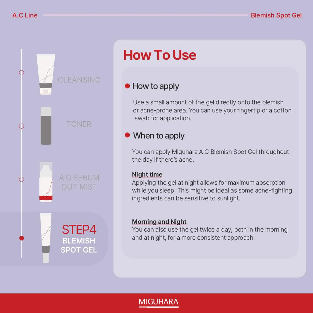 A.C Blemish Spot Gel (30g) : Beauty & Personal Care