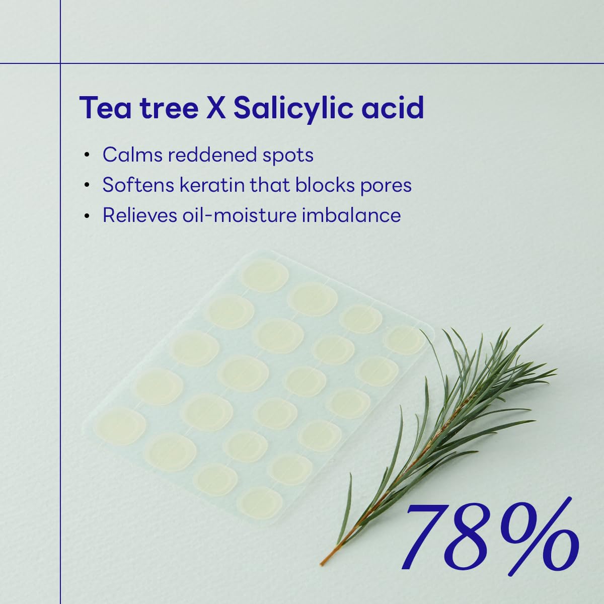 Mediheal Derma Clear Teatree Treatment Spot Patch (44 Counts) - Acne Relief. Oil and Moisture Balance with Teatree & Salicylic Acid