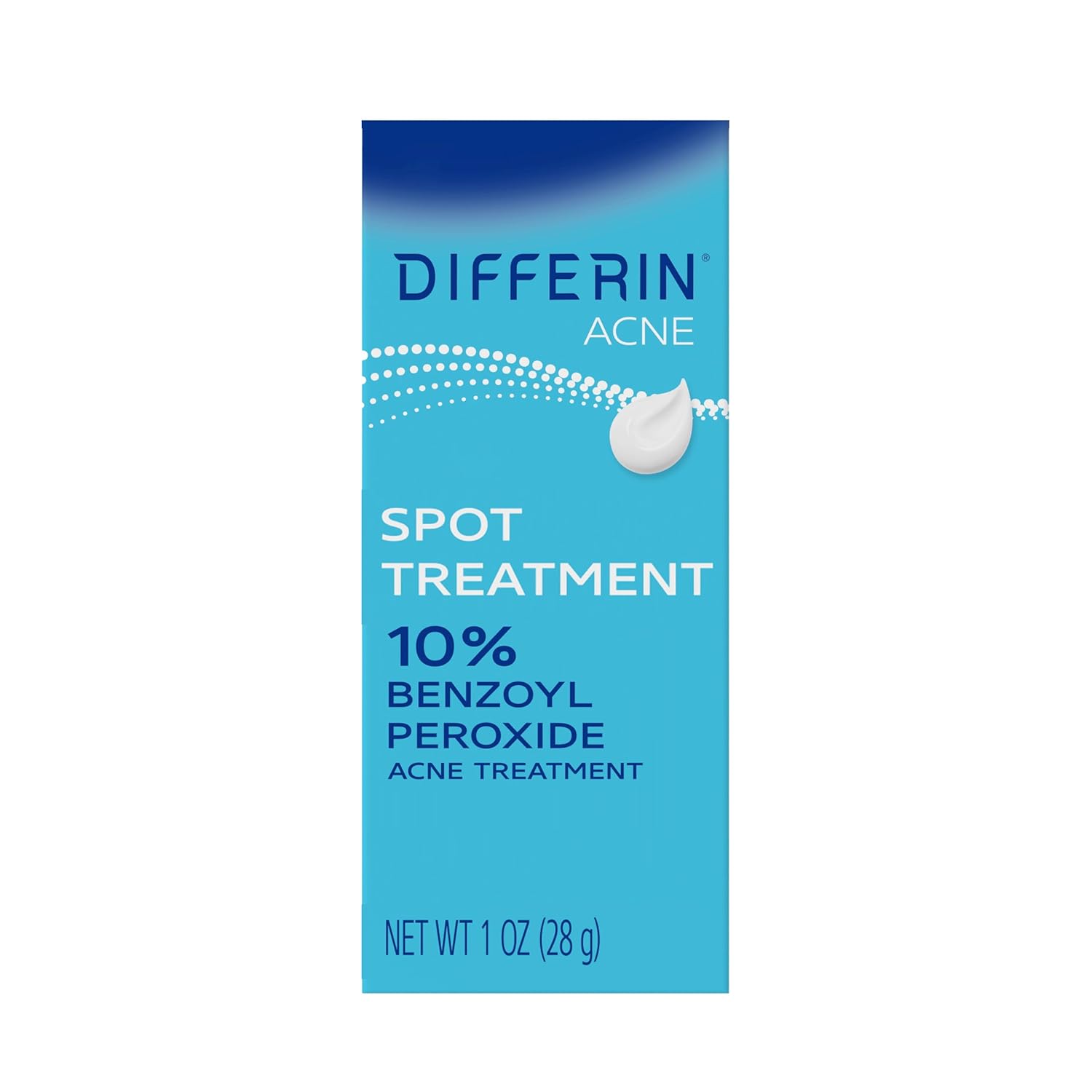 Differin Acne Spot Treatment with 10% Benzoyl Peroxide. Maximum Strength OTC Acne Treatment. Fast Acting Spot Treatment for Face. 1 oz : Beauty & Personal Care