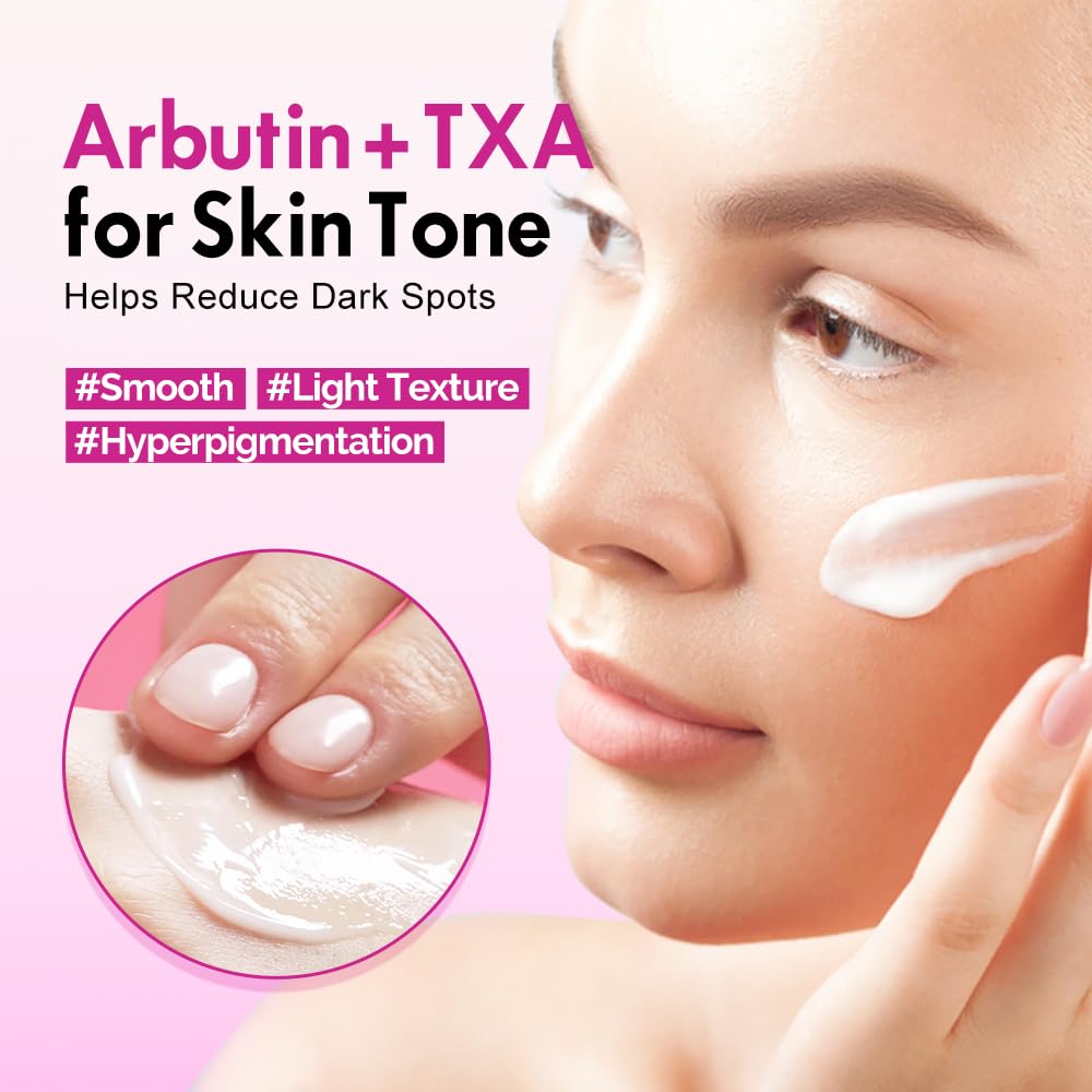 Dark Spot Correcting Face Cream with 7% Arbutin & 4% Tranexamic Acid. Hydrating Formula with Niacinamide & Hyaluronic Acid. Helps Improve Uneven Skin Tone. 1.69 Oz : Beauty & Personal Care