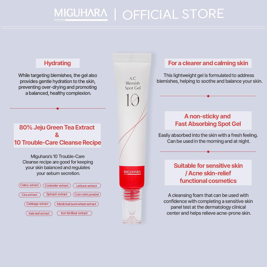 A.C Blemish Spot Gel (30g) : Beauty & Personal Care