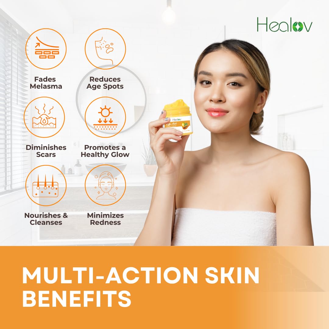 Kojic Acid Cream – Skin Brightening Cream for Age Spots. Hyperpigmentation. Intimate Areas – Dark Spot Remover. Reduces Acne. Scars. and Evens Tone – Kojic Acid Lotion for Brighter. Glowing Look : Beauty & Personal Care