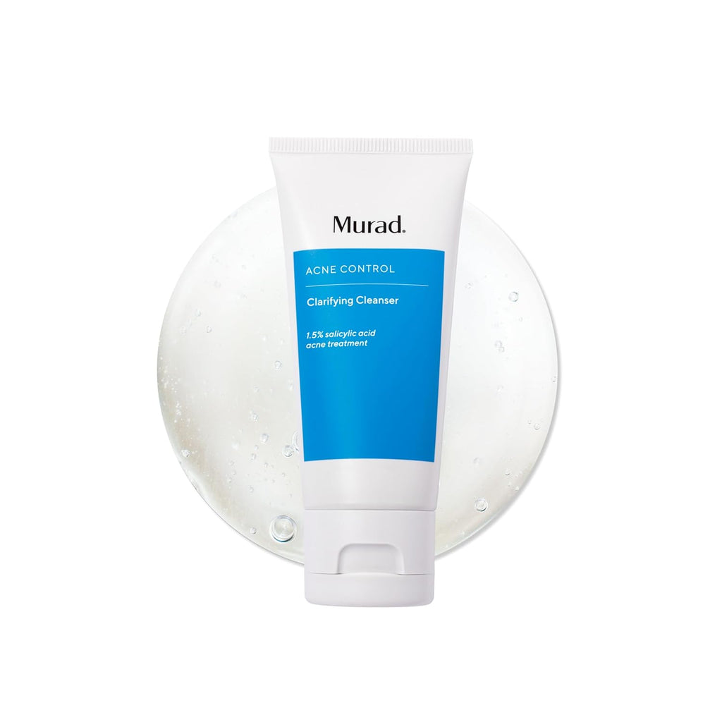 Murad Acne Control Clarifying Cleanser – Salicylic Acid & Green Tea Formula for Acne. Deep Pore Cleansing. Oil Control & Breakout Prevention for Clear. Balanced. Healthy-Looking Skin