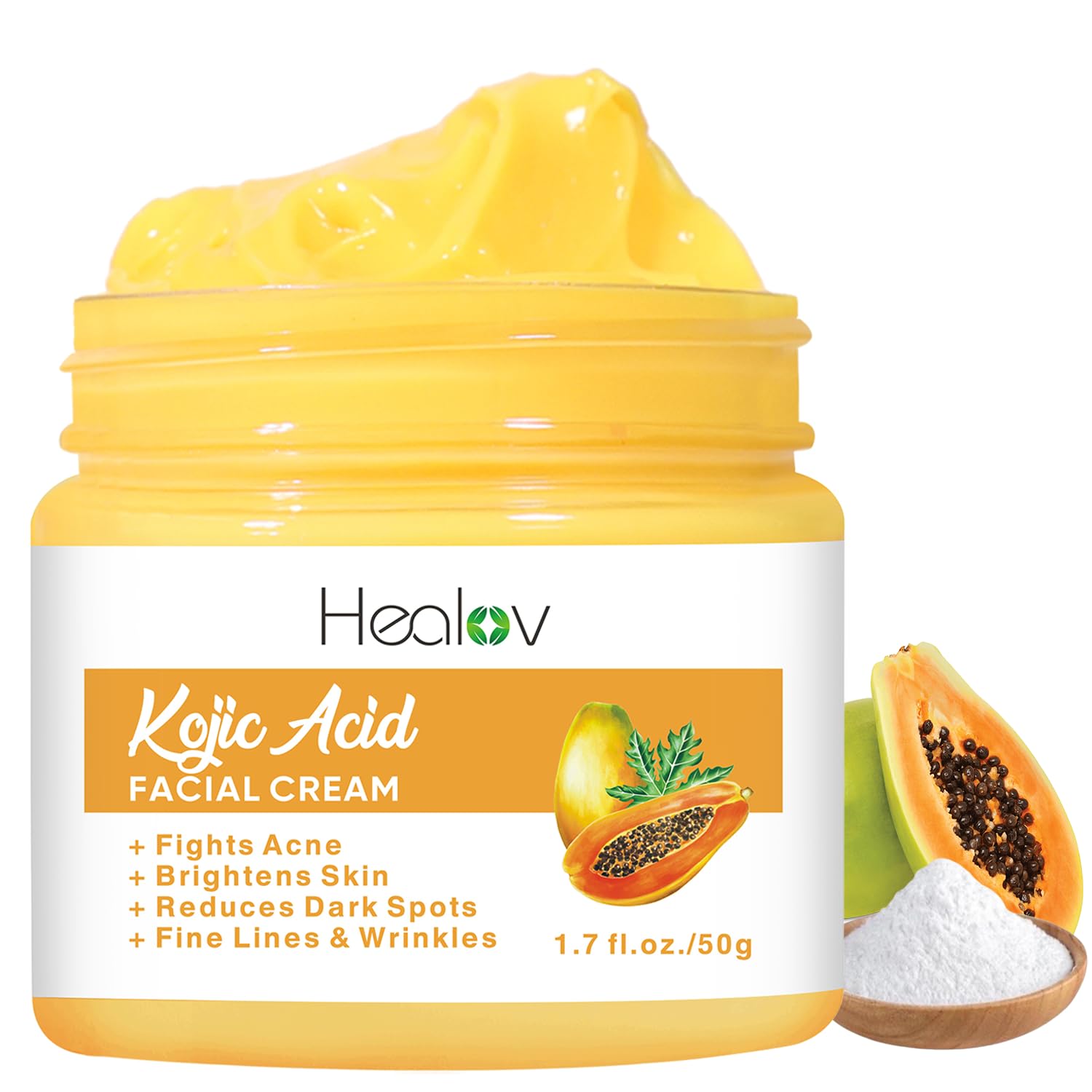 Kojic Acid Cream – Skin Brightening Cream for Age Spots. Hyperpigmentation. Intimate Areas – Dark Spot Remover. Reduces Acne. Scars. and Evens Tone – Kojic Acid Lotion for Brighter. Glowing Look : Beauty & Personal Care