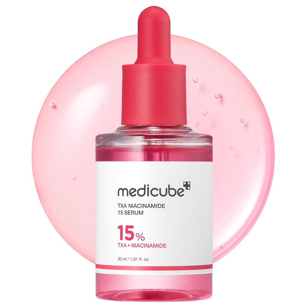 medicube TXA+Niacinamide 15% Glow Facial Serum for After Spot Care | All-in-One Daily Korean Skincare | Uneven Skin Tone. Texture. and Hydration Care | High-Potency Tranexamic Acid 5% | 1.01 fl.oz : Beauty & Personal Care