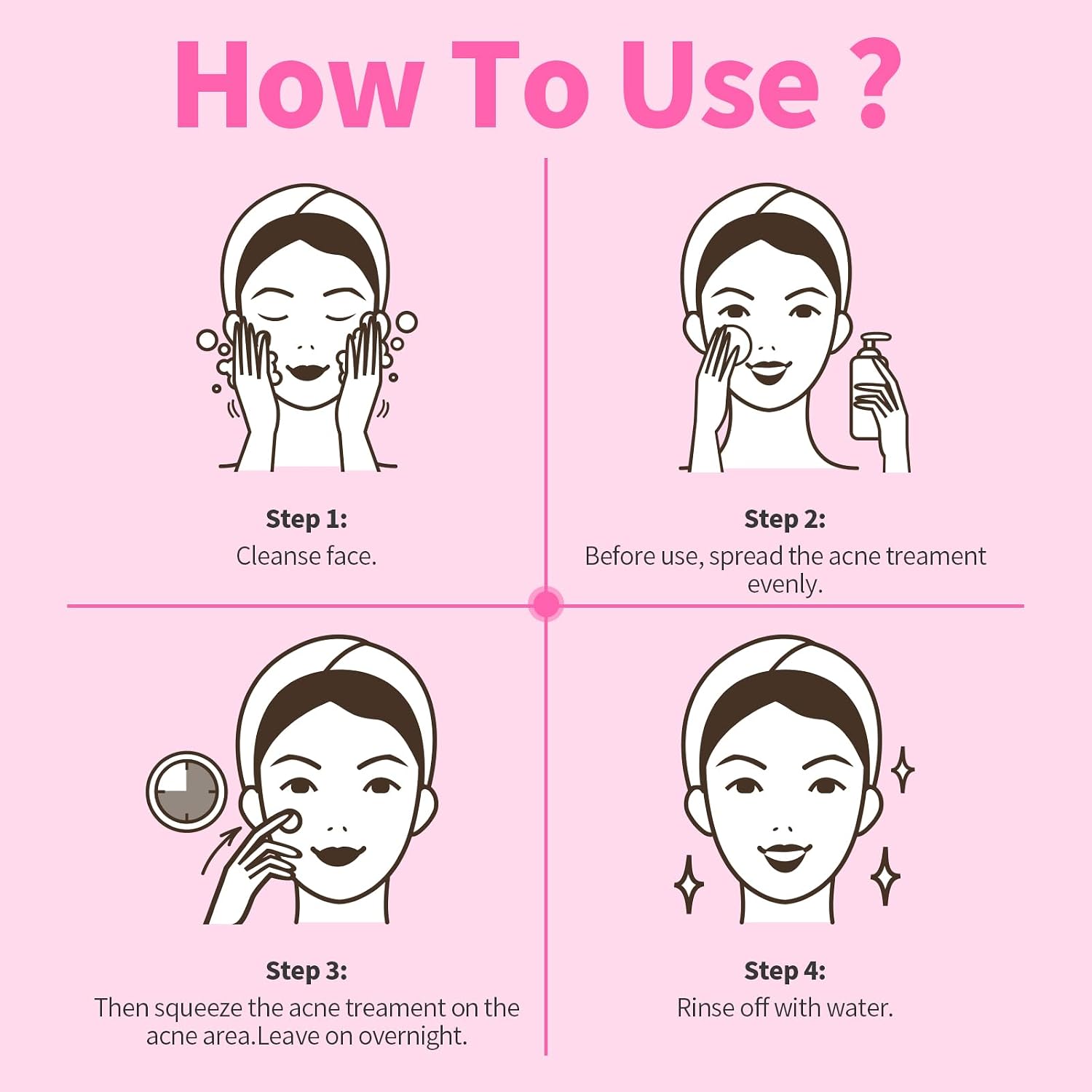 Acne Serum for Face. Back and Body. Gentle Skin Care for Acne Prone Sensitive Skin | For Women & Men : Beauty & Personal Care