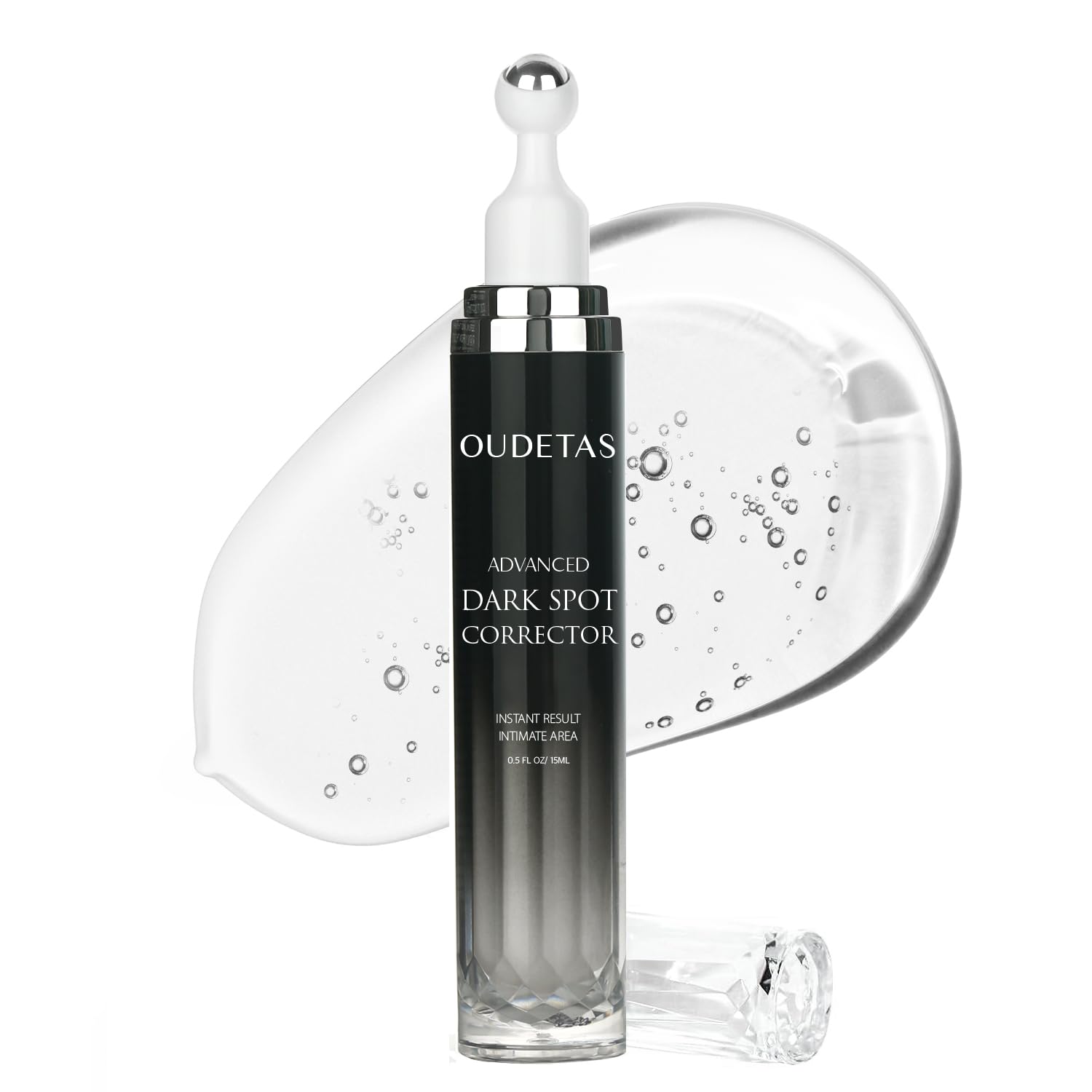 Dark Spot Remover for Face: Remove Sun & Age Spot Corrector – Melasma & Hyperpigmentation Brightening Serum for Body(Hand Leg Arm) – Brown Skin and Freckles Removal Treatment with Roller 15ml