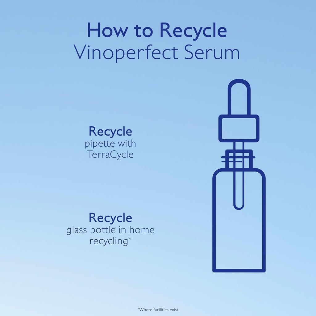 Caudalie Vinoperfect Brightening Dark Spot Serum Vitamin C Alternative - 62x More Effective than Vitamin C with Viniferine for a Visibly Brighter Even Complexion. 30 mL