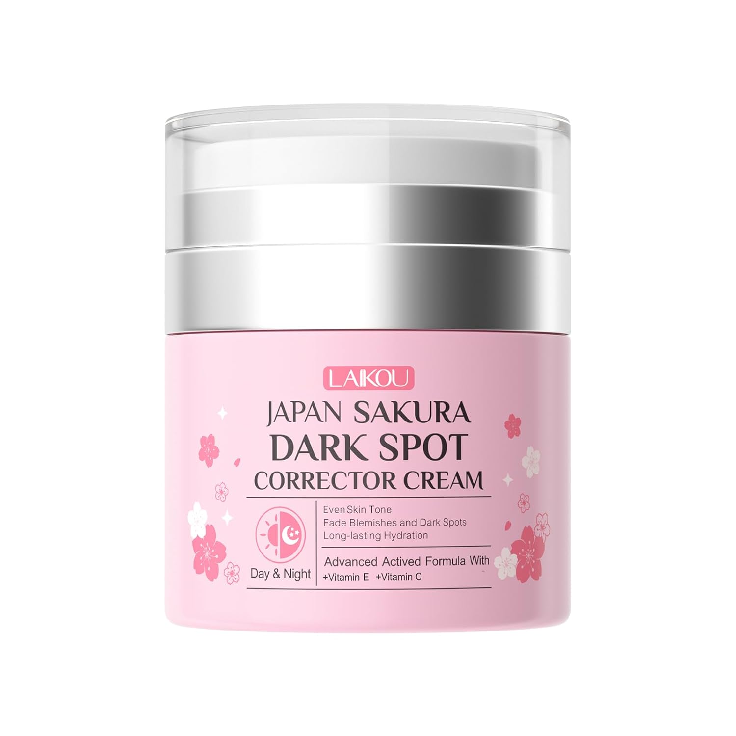 Sakura Dark Spot Remover for Face. Dark Spot Corrector. Day & Night Face Cream Helps Reduce Dark Spots. Fine Lines for Women All Skin Types 50g / 1.76oz