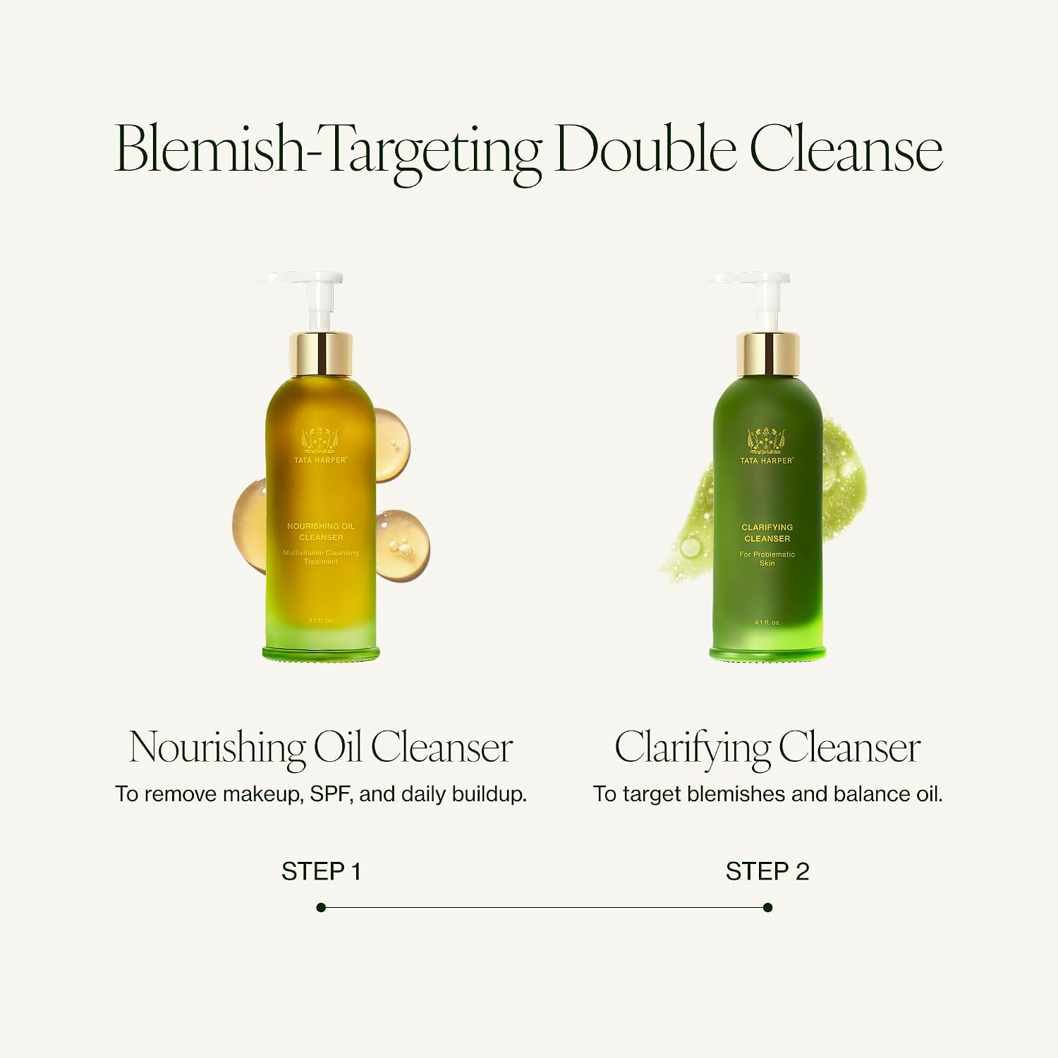 Tata Harper Clarifying Cleanser. Foaming Gel Cleanser for Blemish-Prone Skin. Sulfate-Free. Oily Skin Face Wash. Natural Skincare. 125ml : Everything Else