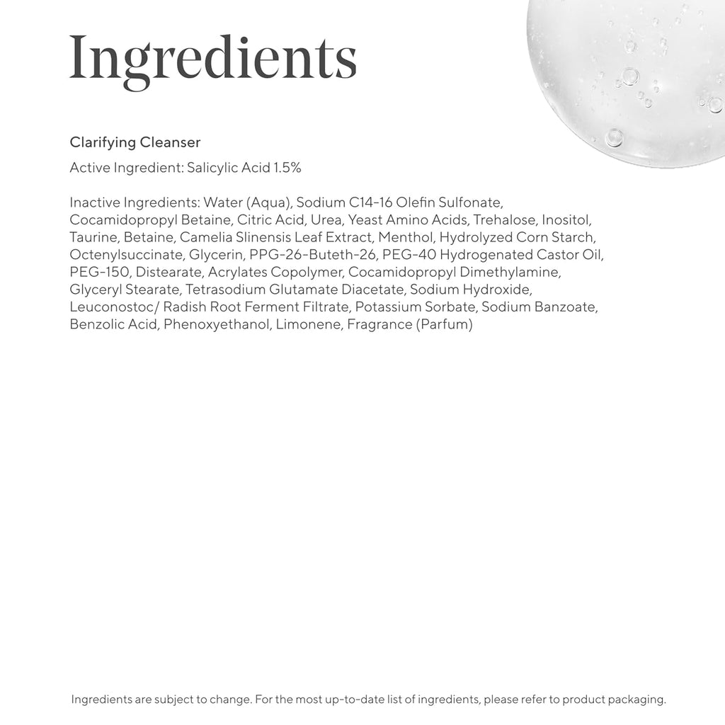 Murad Acne Control Clarifying Cleanser – Salicylic Acid & Green Tea Formula for Acne. Deep Pore Cleansing. Oil Control & Breakout Prevention for Clear. Balanced. Healthy-Looking Skin