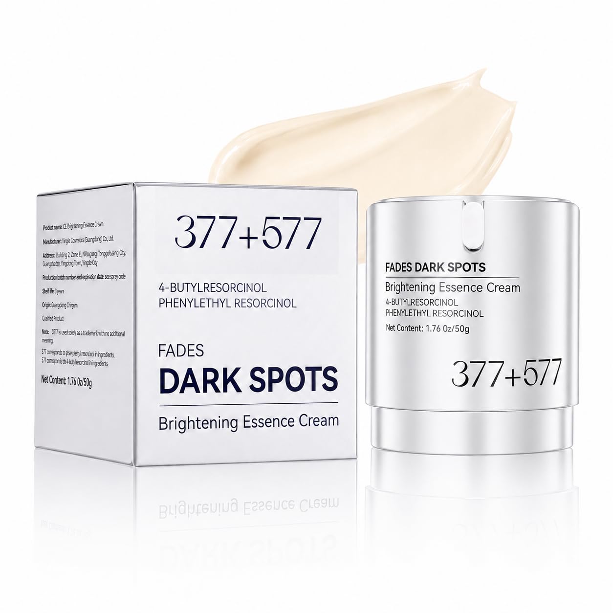 Dark Spot Remover for Face and Body. 1.76 Fl Oz. Dark Spot Corrector Cream with 377 577 Brightening Formula. for Uneven Skin Tone. Sun Spots. Age Spots and Discoloration. Skincare Gift for Women : Beauty & Personal Care