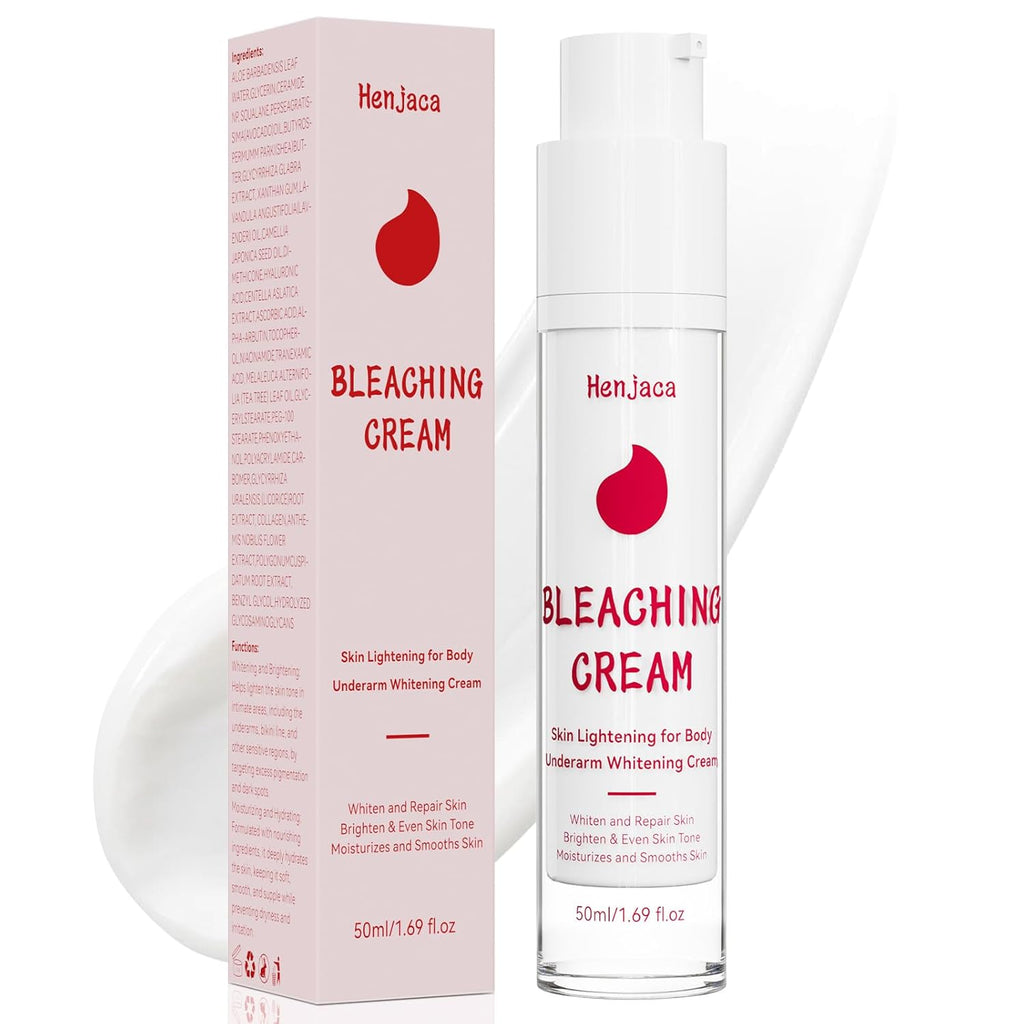 Skin Bleaching Cream. Dark Spot Remover for Face. Whitening Lightening Cream with Vitamin C for Even Tone. Hydration & Smooth Skin. Effective for Intimate Areas. Armpits. Knees. Elbows. etc. : Beauty & Personal Care