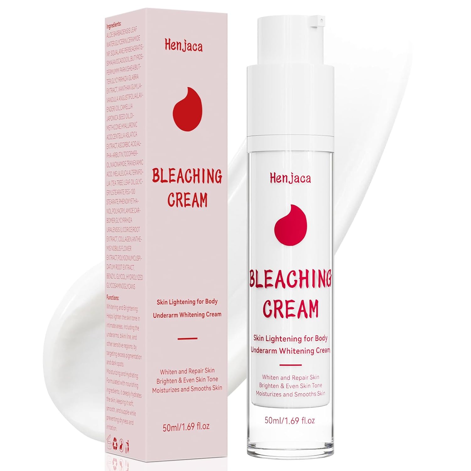 Skin Bleaching Cream. Dark Spot Remover for Face. Whitening Lightening Cream with Vitamin C for Even Tone. Hydration & Smooth Skin. Effective for Intimate Areas. Armpits. Knees. Elbows. etc. : Beauty & Personal Care