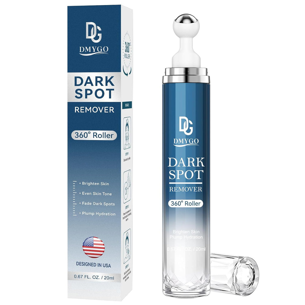 Dark Spot Remover for Face and Body. Dark Spot Corrector Serum. Melasma. Age Spot & Freckles Remover. Skin Care Serum for Uneven Skin Tone with 360° Roller Massage Ball