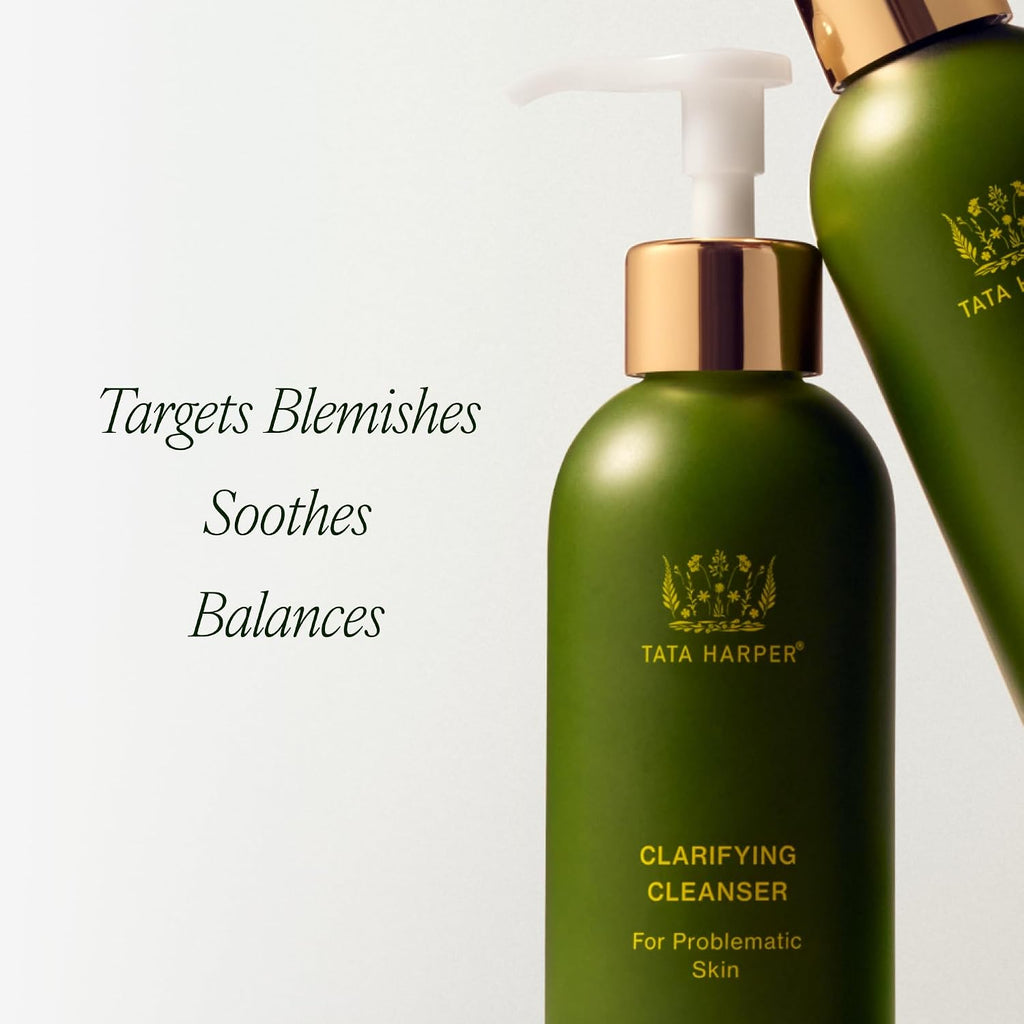 Tata Harper Clarifying Cleanser. Foaming Gel Cleanser for Blemish-Prone Skin. Sulfate-Free. Oily Skin Face Wash. Natural Skincare. 125ml : Everything Else
