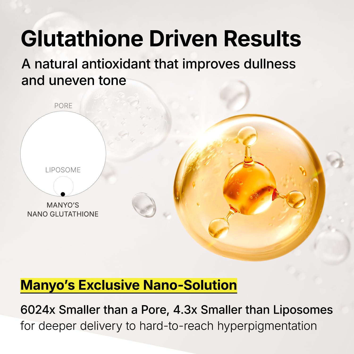 MANYO Glutathione 7 Dark Spot Serum Patch. Gel Dark Spot Patches for Face. Uneven Skin Tone & Radiance Booster. Korean Skincare. 30 Count