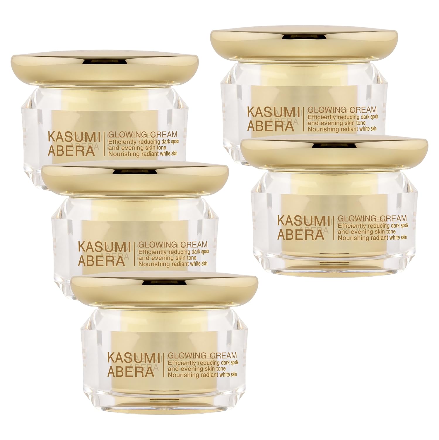 Kasumi Glowing Cream. Melasma Treatment For Face with Niacinamide & HA. Dark Spot Remover. Reduce Fine Lines. Wrinkles. Anti-aging. with Red Ginseng Extract (1.06 Oz Per Item)(Upgraded Version) : Beauty & Personal Care