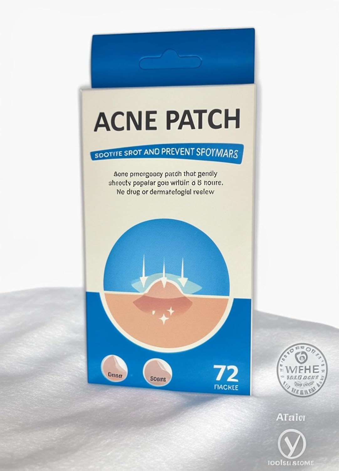 Acne Patches. 72 Count – Invisible & Waterproof Pimple Patches with Strong Adhesion. Gentle on Skin – for Whiteheads & Blemishes | GXZ Health : Beauty & Personal Care