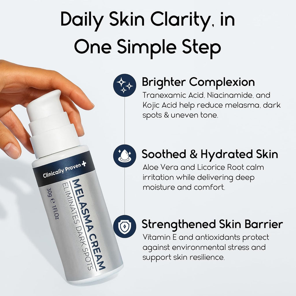 Treatment for Face - Melasma Cream & Age Spot Remover for Skin Discoloration. Post-Blemish Marks. Scars & Spots | Dark Spot Remover for Face & Body : Beauty & Personal Care