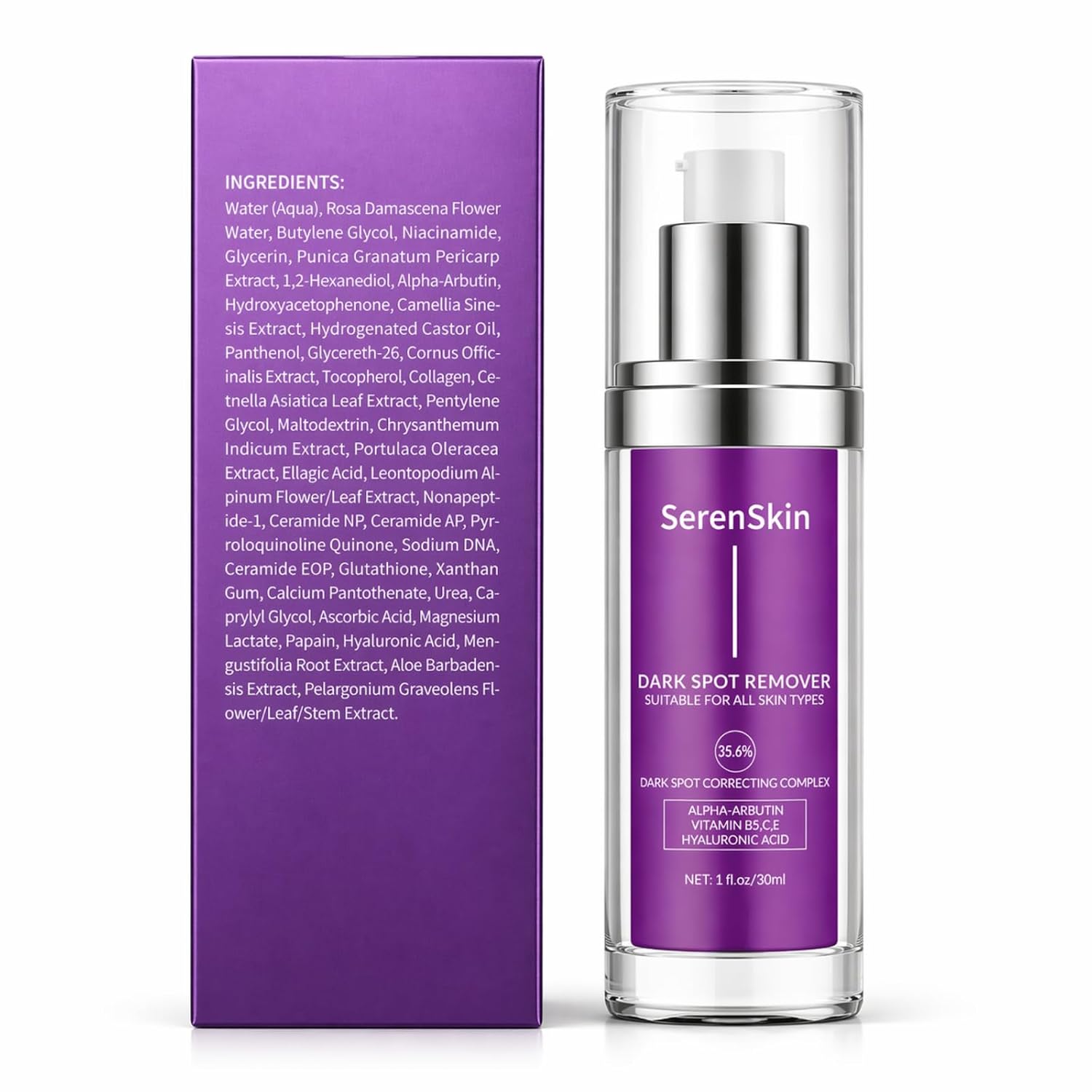 Dark Spot Remover for Face & Body. 35.6% Dark Spot Correcting Complex. Brightening Serum for Hyperpigmentation. Melasma. Age Spots. Acne Marks. Freckles & Uneven Tone. Made in USA. 1 fl. oz : Beauty & Personal Care