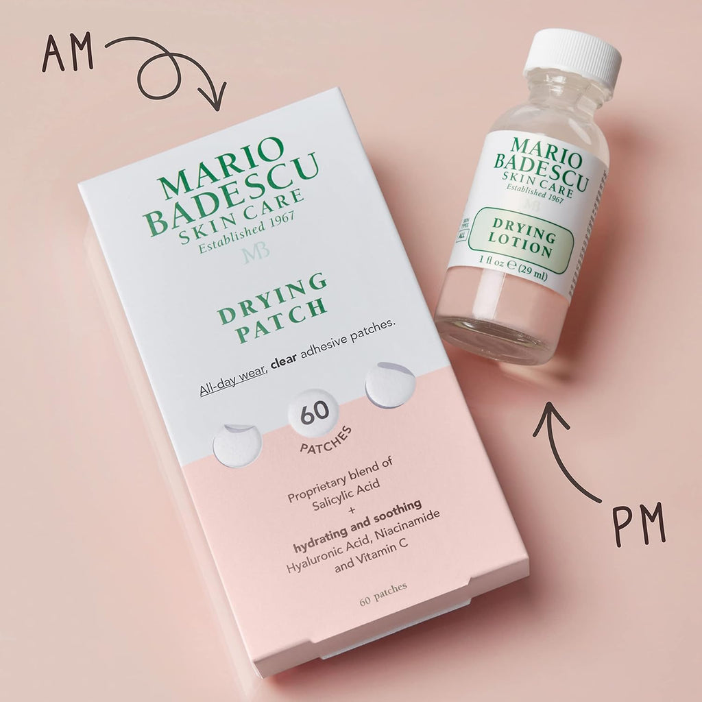 Mario Badescu Drying Lotion for All Skin Types| Blemish Spot Treatment with Salicylic Acid and Sulfur | Dries Surface Blemishes |