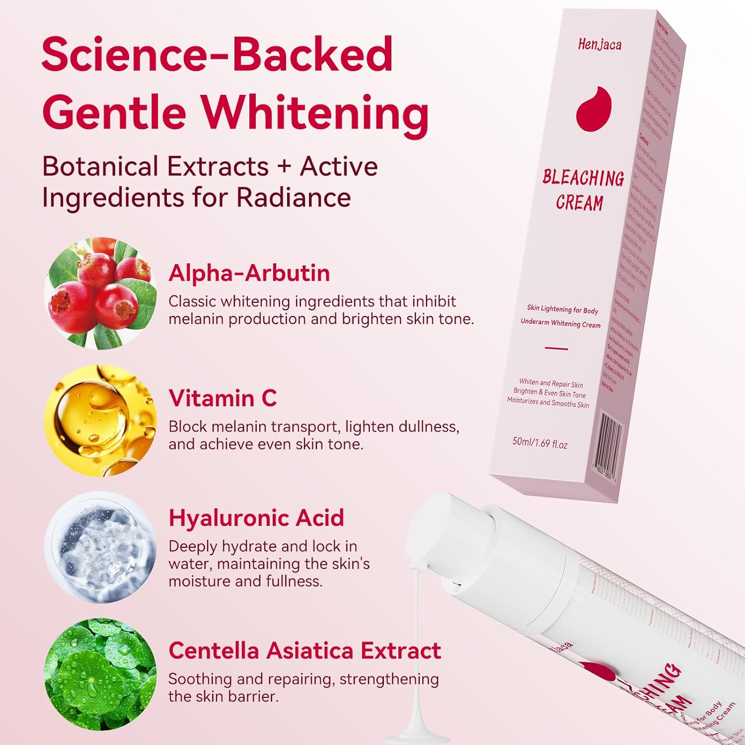Skin Bleaching Cream. Dark Spot Remover for Face. Whitening Lightening Cream with Vitamin C for Even Tone. Hydration & Smooth Skin. Effective for Intimate Areas. Armpits. Knees. Elbows. etc. : Beauty & Personal Care