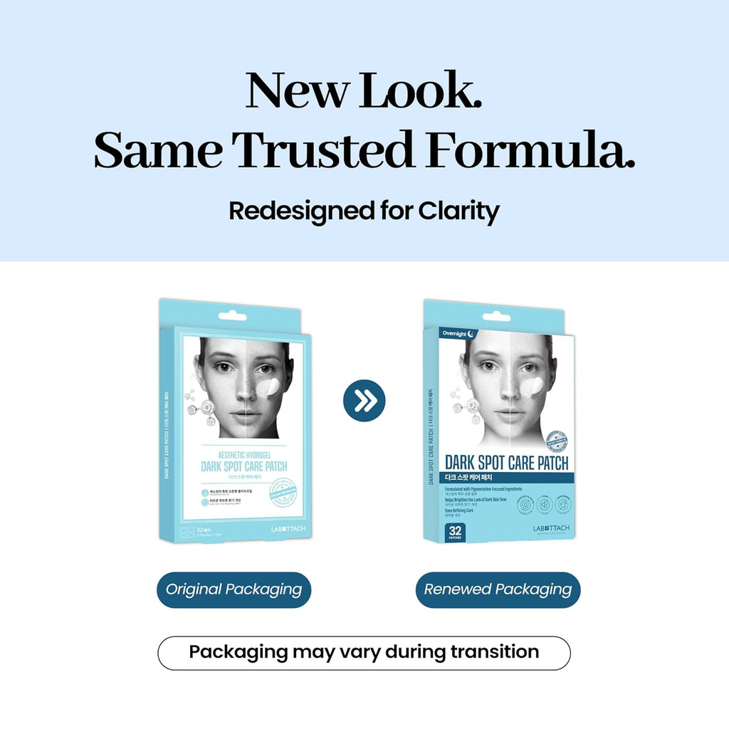 Dark Spot Care Patches – 32pcs | Labottach Korean Skincare Hydrogel Brightening Patch with Ozonated Olive Oil. Niacinamide. Alpha-Arbutin & PDRN | Skin Tone & Spot Care | Home Skin Routine : Beauty & Personal Care