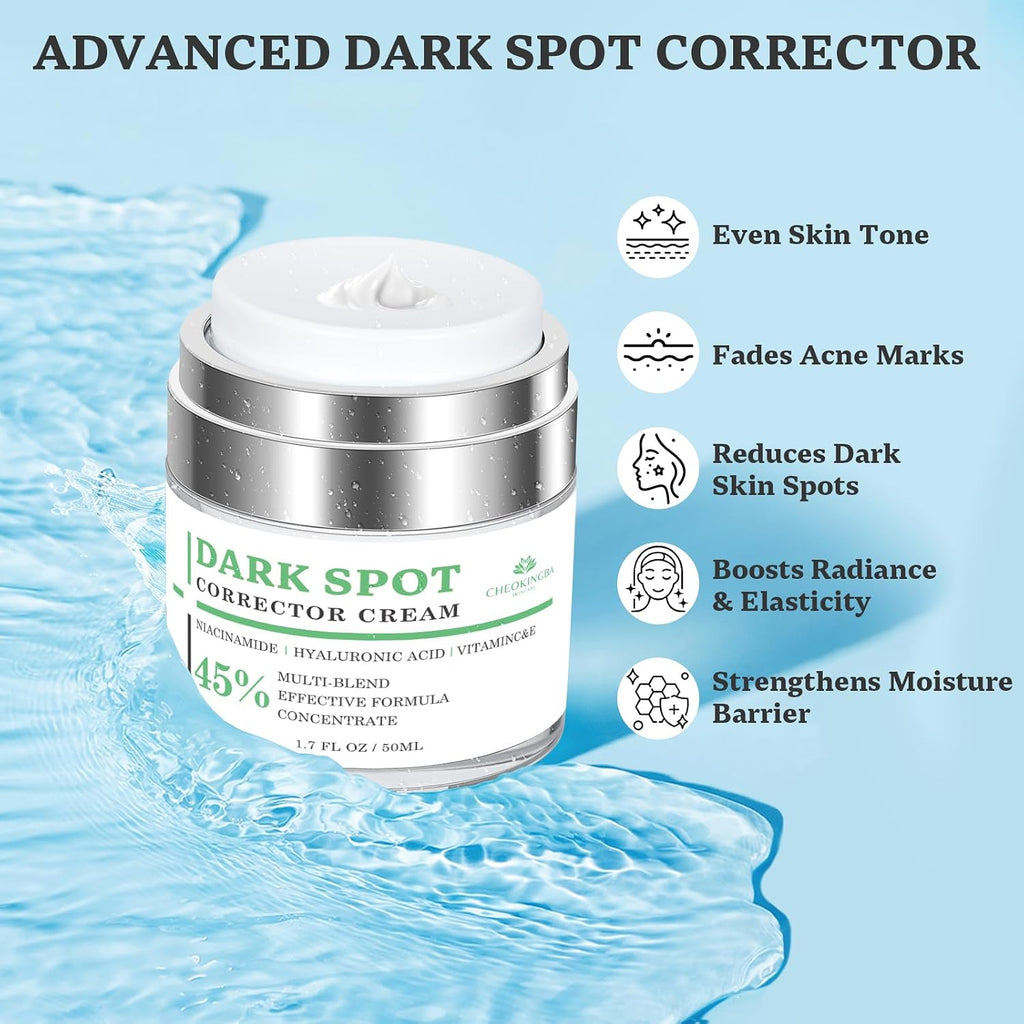 Dark Spot Remover for Face and Body: Dark Spot Corrector Cream. Melasma. Freckle. Sun Spot. Age Spot Remover with Niacinamide and Vitamin C - 1.7 Fl Oz : Beauty & Personal Care