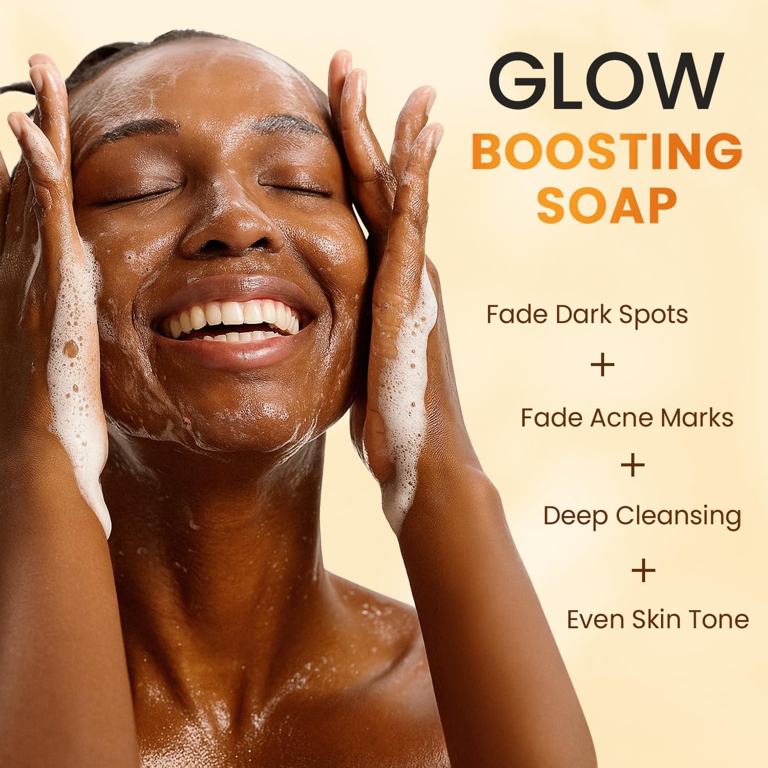 Kojic Acid Soap for Dark Spots Remover – Facial Cleansing Bar with Vitamin C. Retinol. Collagen. Vitamin E. Glycerin. Shea Butter & Castile Olive Oil – Soap for Women & Men (120g x 2)