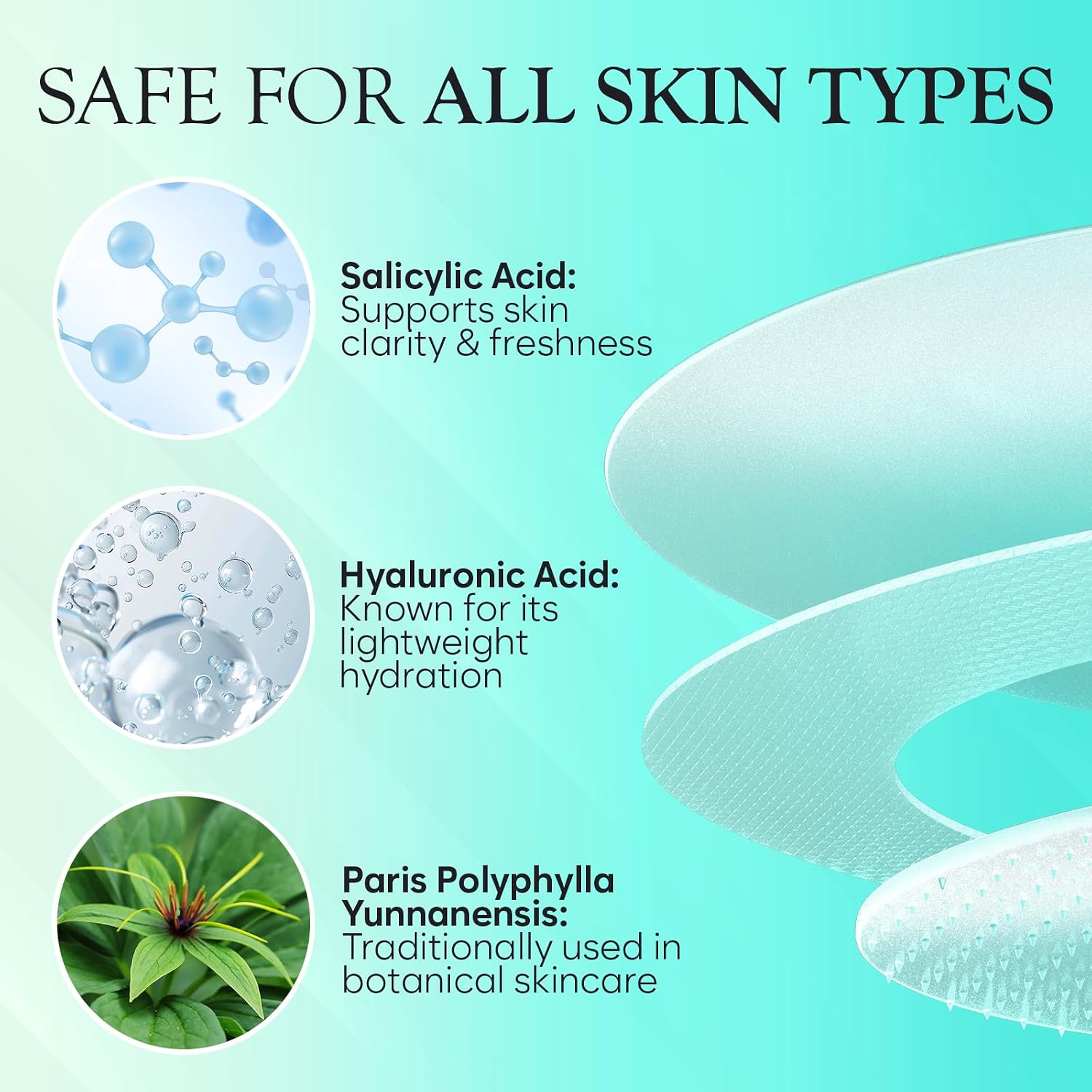 Microdart Patch for Early Stage pimples. Salicylic Acid Pimple Patches Microdart Technology. Pimple Spot Care with Niacinamide. Salicylic & Hyaluronic Acid (12 Count)