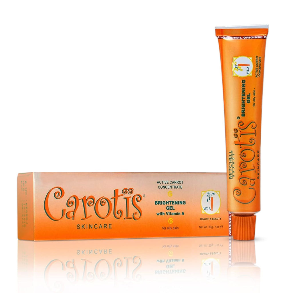 Brightening Gel | 30g / 1 fl oz | Fade Dark Spots on: Face Armpit. Body Knees. Feet. Hands. & Even Out Skin Tone | with Carrot Oil and Alpha Arbutin. For : Beauty & Personal Care