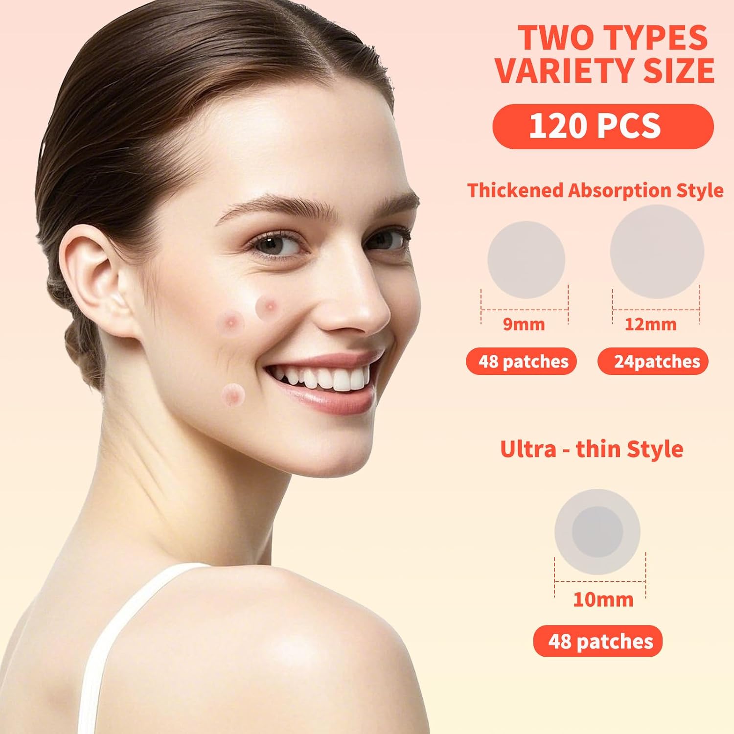 QUYVANDOR Pimple Patches for Face Day and Night 120 Count. Ultra-Thin & Thick Hydrocolloid Acne Patches with Salicylic Acid. Tea Tree Oil. Centella Asiatica. Invisible Zit Patch for Blemishes : Beauty & Personal Care