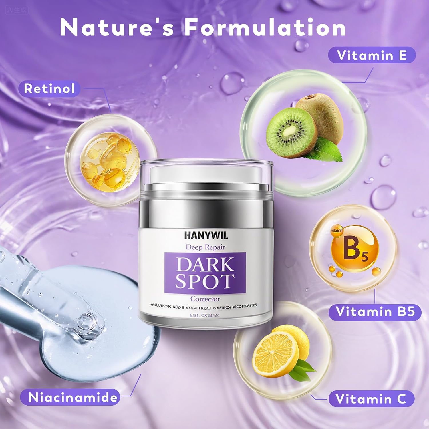 HANYWIL Dark Spot Remover for Face & Body. Remedy for Dark Spots with Natural Ingredients. Dark Spot Corrector Cream and Serum for Skin Care. Treats Freckles. Melasma. Sun Spots. Women & Men.1.7 Fl Oz : Beauty & Personal Care
