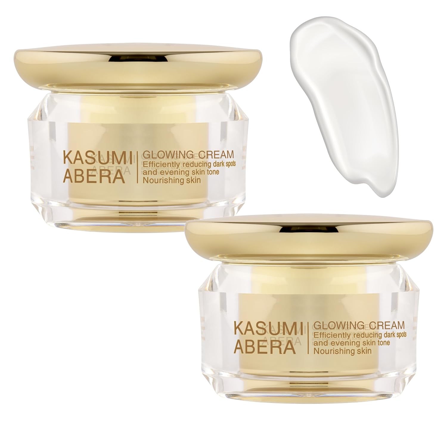 Kasumi Glowing Cream. Melasma Treatment For Face with Niacinamide & HA. Dark Spot Remover. Reduce Fine Lines. Wrinkles. Anti-aging. with Red Ginseng Extract (1.06 Oz Per Item)(Upgraded Version) : Beauty & Personal Care